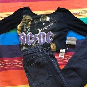 LF Tops - LF Furst of a Kind AC/DC crop LF Tops - LF Furst of a Kind AC/DC crop